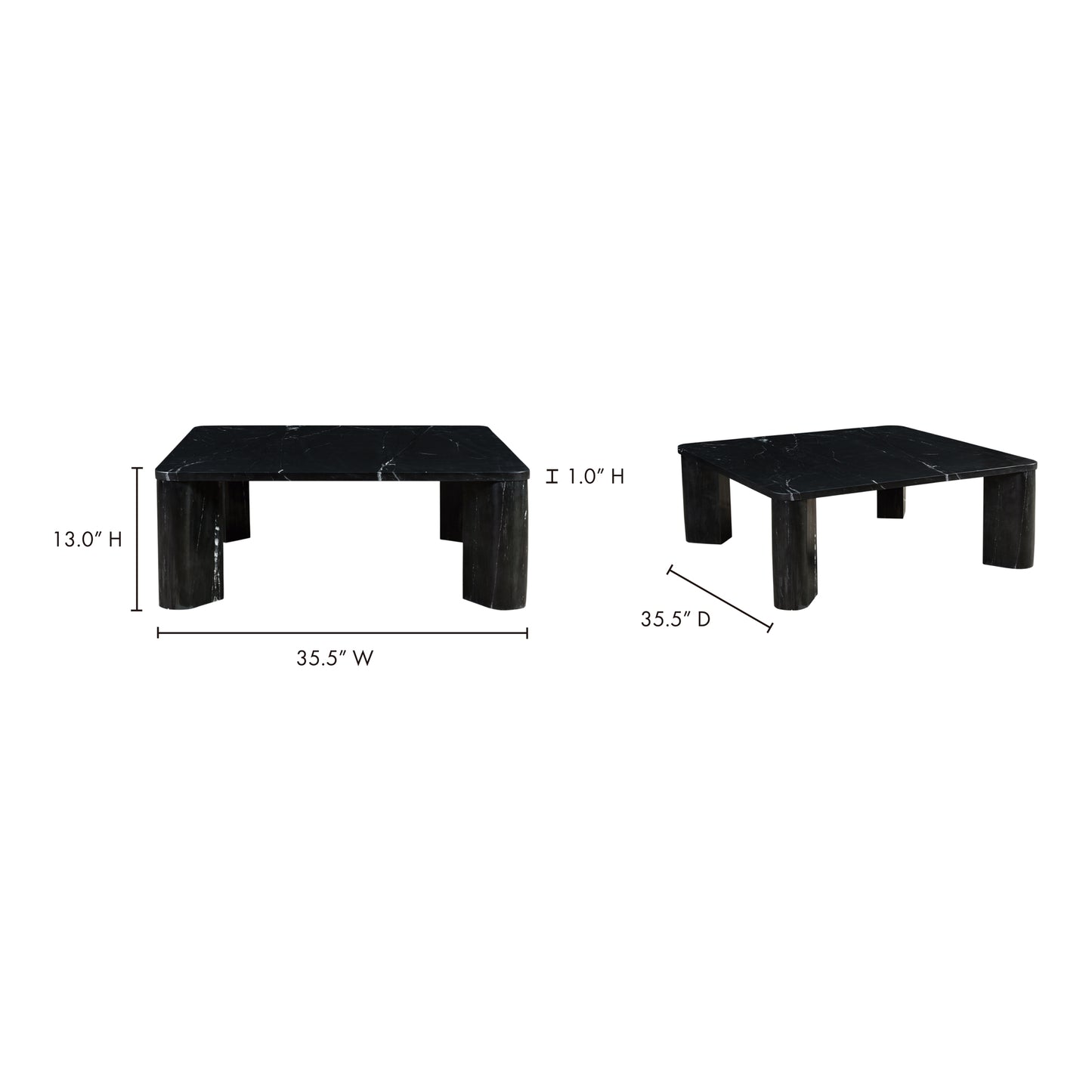 Segment Coffee Table Jetty Black image 8