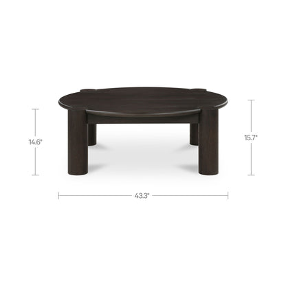 Jack Coffee Table Brushed Dark Brown image 9
