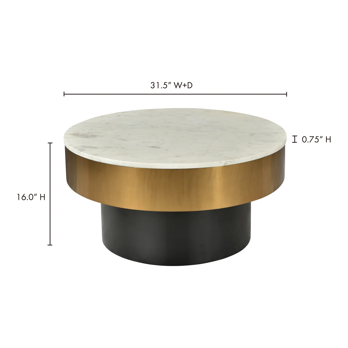 Dado Coffee Table White image 5
