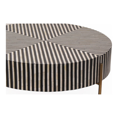 Chameau Small Coffee Table Black and White image 4