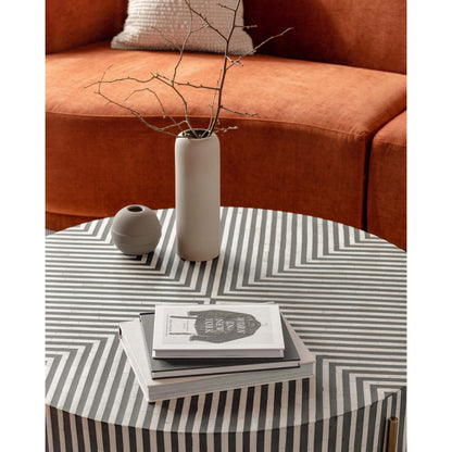 Chameau Small Coffee Table Black and White image 5