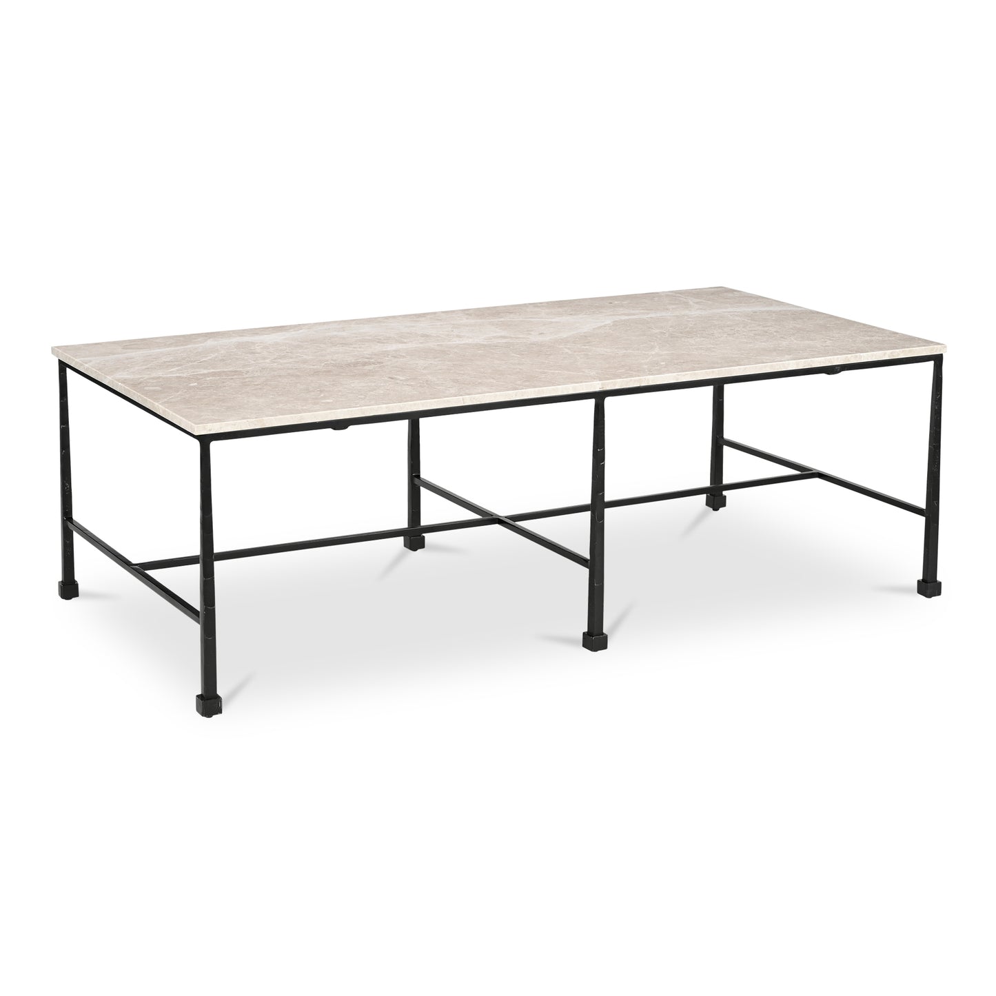 Moe’s River Botticino Marble Coffee Table