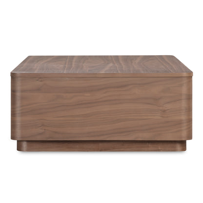 Round Off Coffee Table Walnut Brown image 3