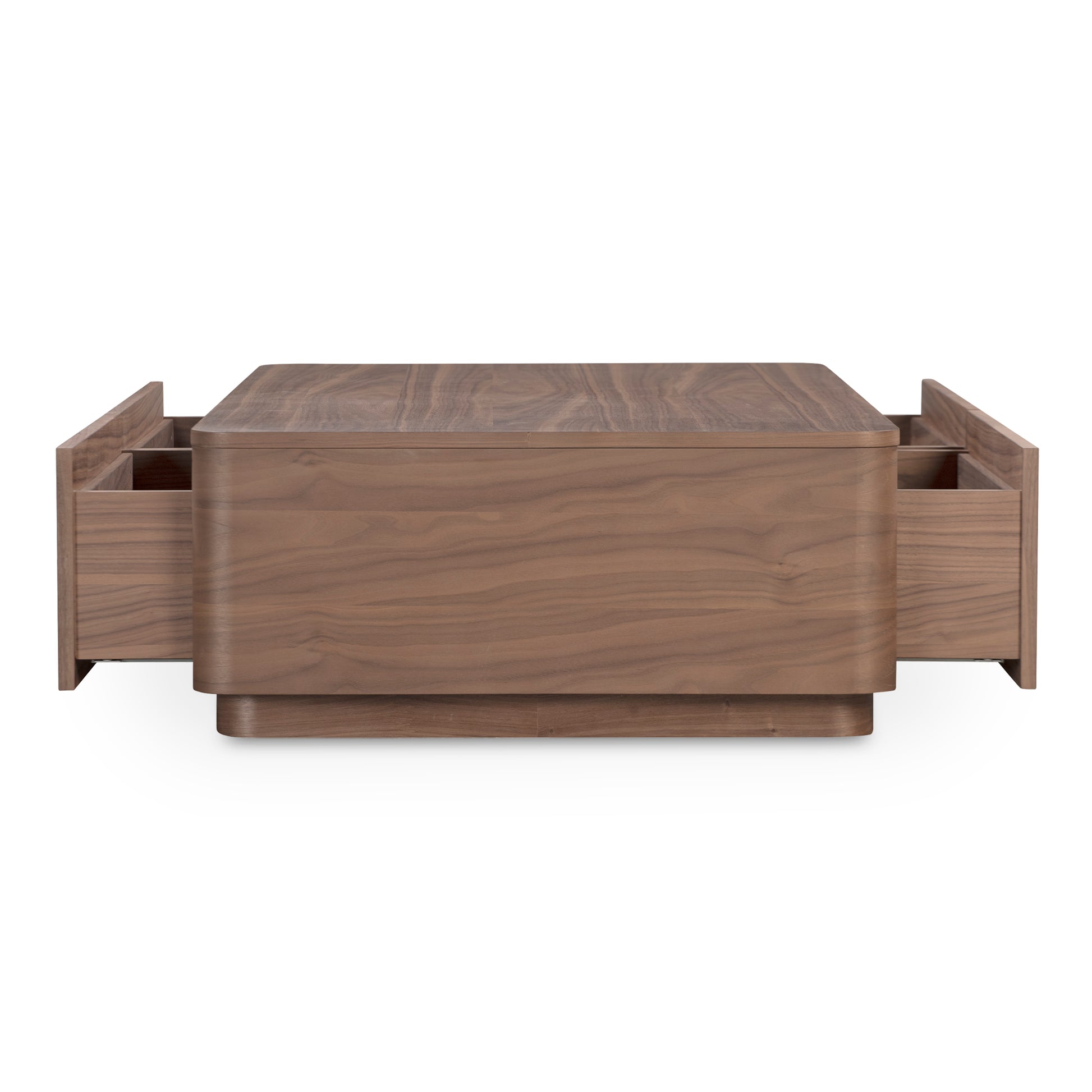 Round Off Coffee Table Walnut Brown image 7