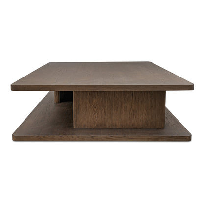 Moe’s Casey Coffee Table Oak Dark Brown