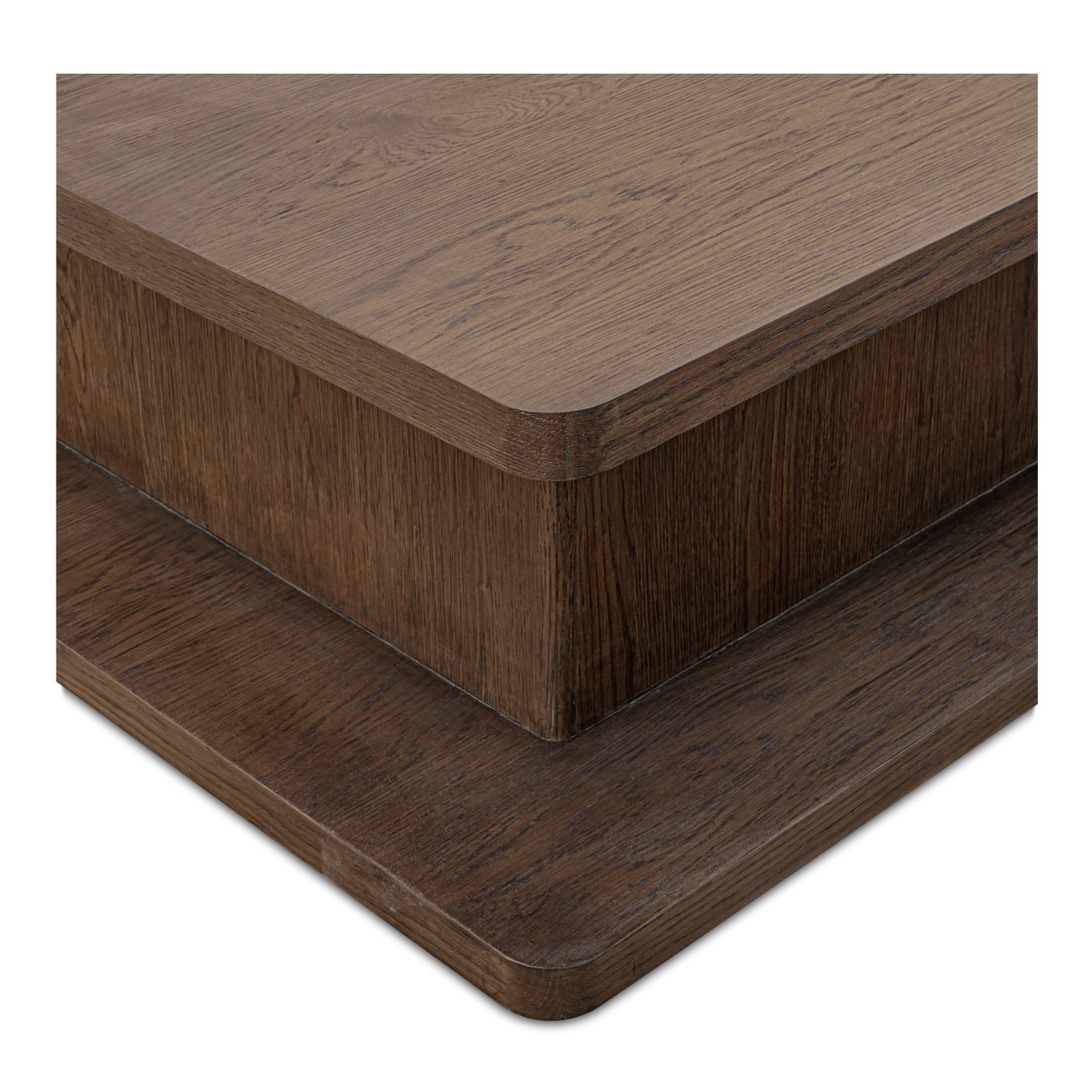 Moe’s Casey Coffee Table Oak Dark Brown