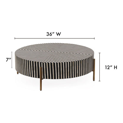 Moe’s Chameau small coffee table dimensions