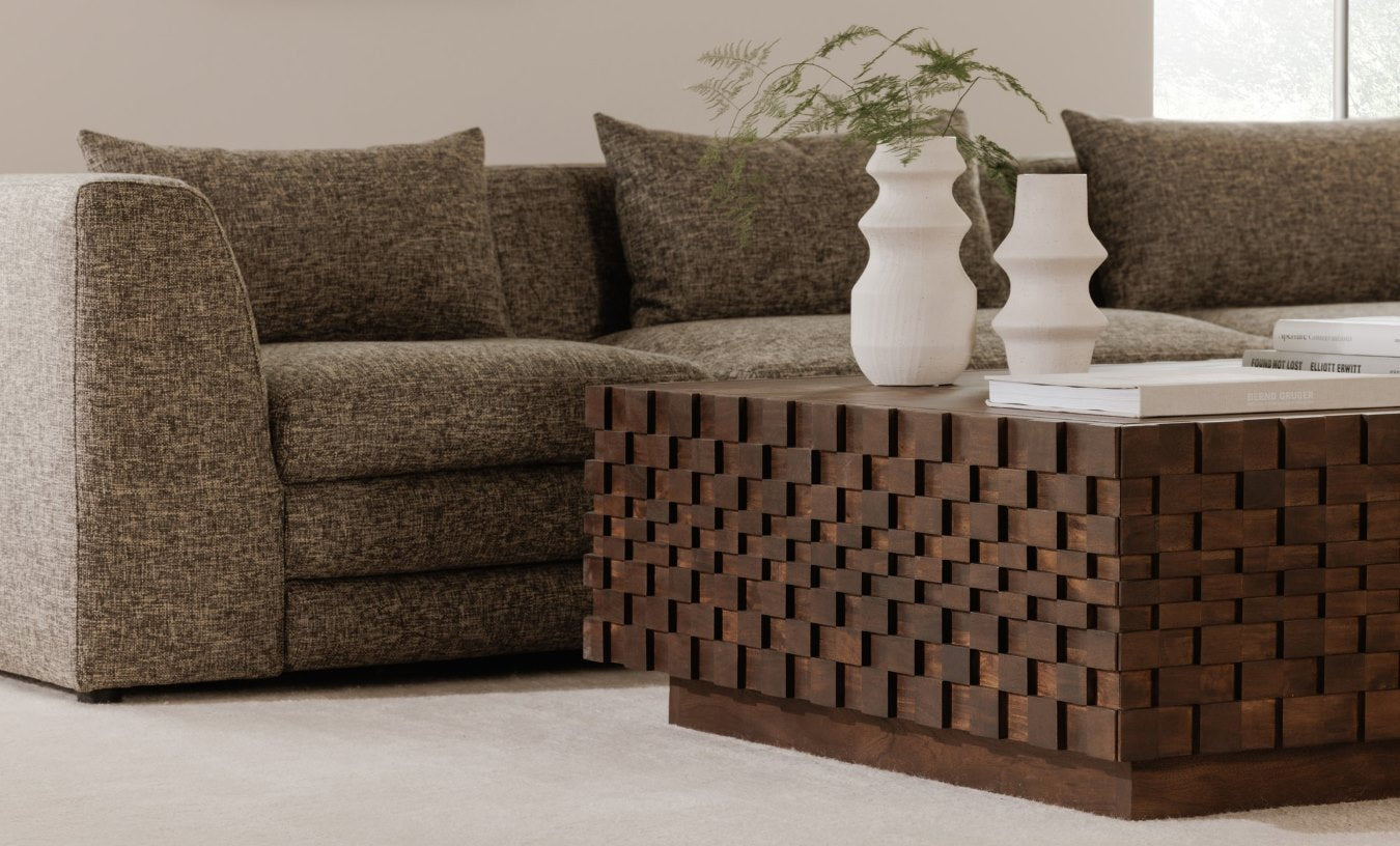 Moe’s Easton Storage Coffee Table Acacia Brown