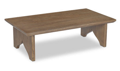 Moe’s Lake Solid Oak Brown Coffee Table