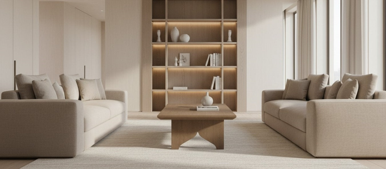 Moe’s Lake Solid Oak Brown Coffee Table