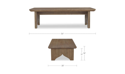 Moe’s Lake Solid Oak Brown Coffee Table