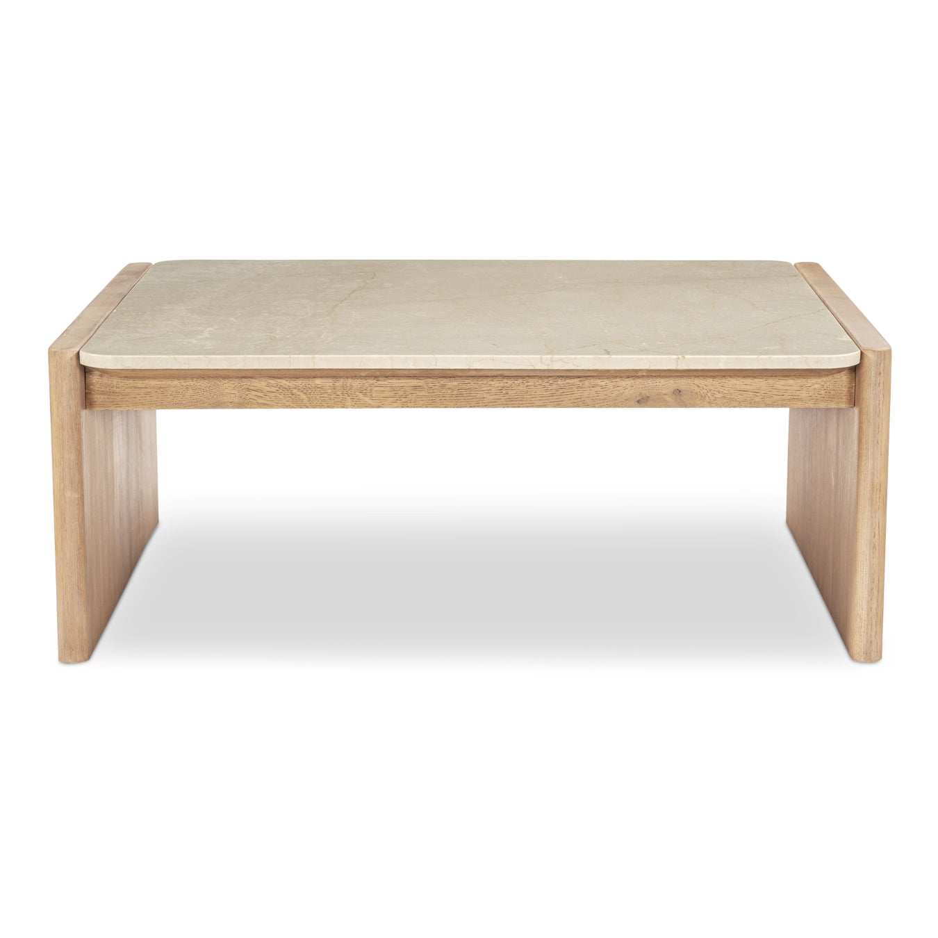 Moe’s Lane Coffee Table Oak Marble Natural