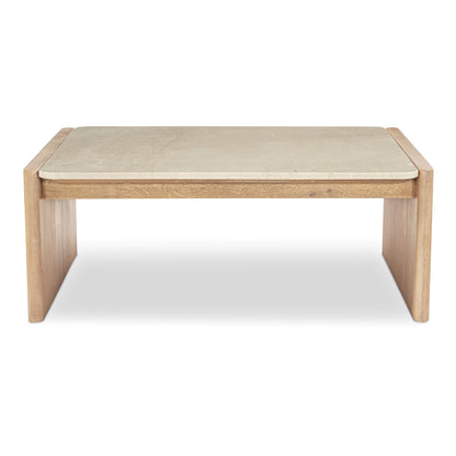 Moe’s Lane Coffee Table Oak Marble Natural