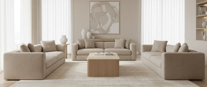 Moe’s Lane Coffee Table Oak Marble Natural