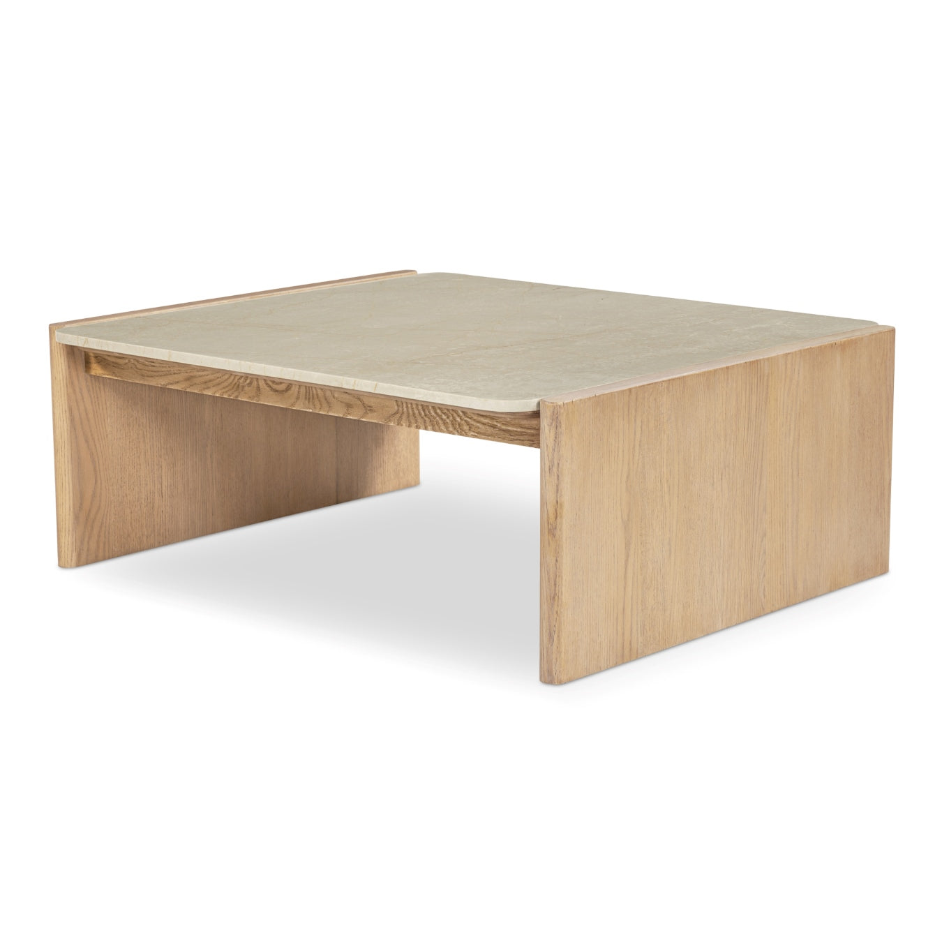 Moe’s Lane Coffee Table Oak Marble Natural