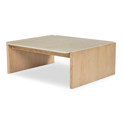 Moe’s Lane Coffee Table Oak Marble Natural