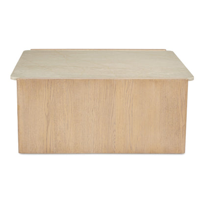 Moe’s Lane Coffee Table Oak Marble Natural