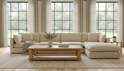 Moe’s Morey Coffee Table Oak Natural