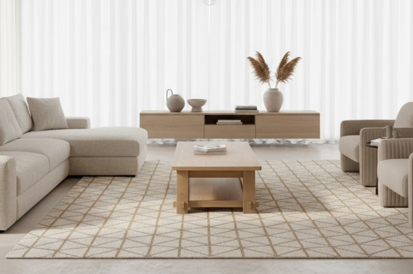 Moe’s Morey Coffee Table Oak Natural