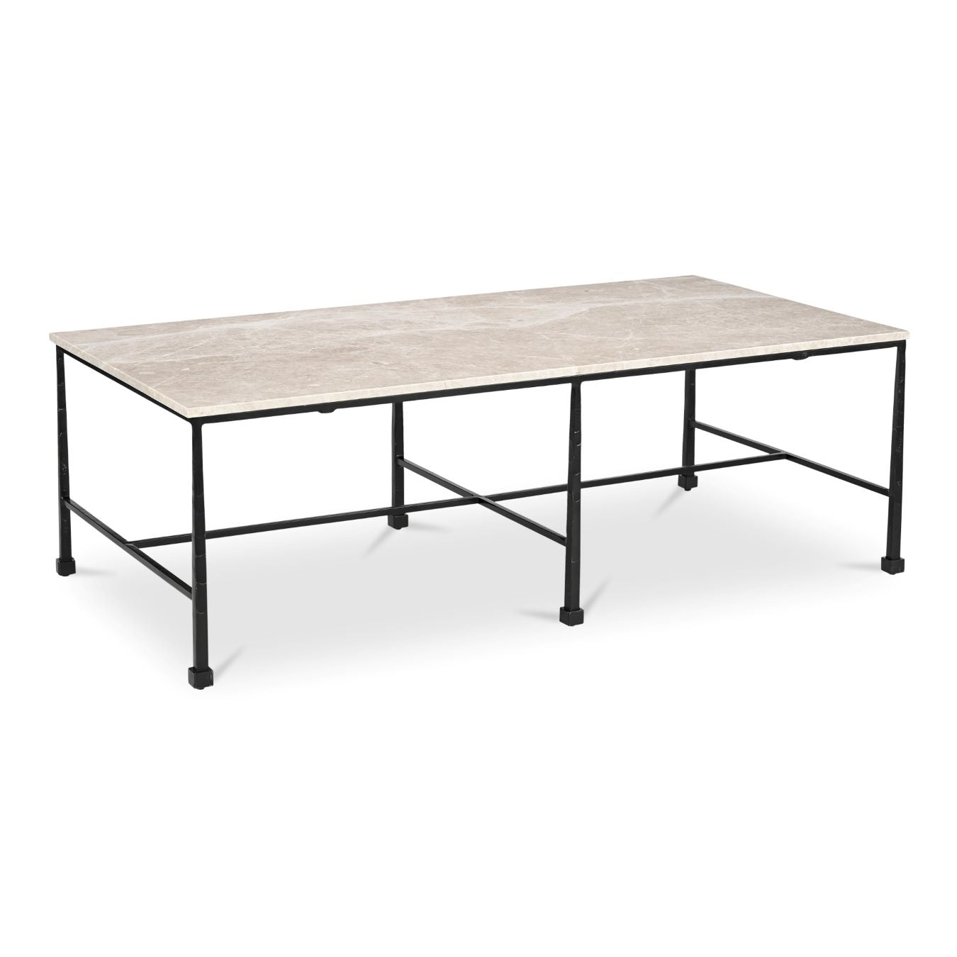 Moe’s River Botticino Marble Coffee Table