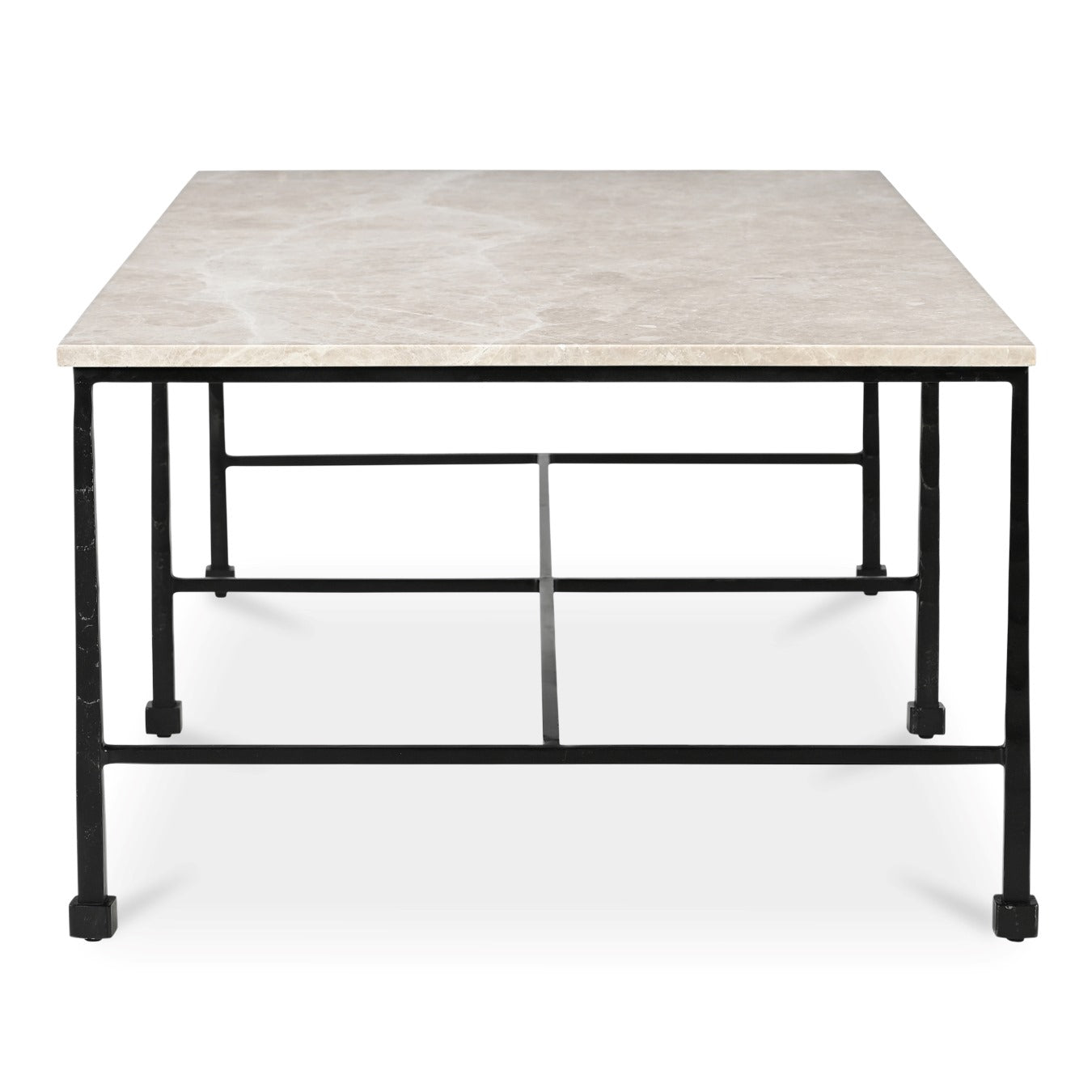 Moe’s River Botticino Marble Coffee Table