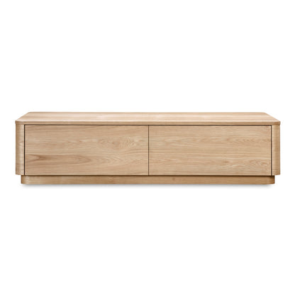 Moe’s Round Off Coffee Table Natural Oak