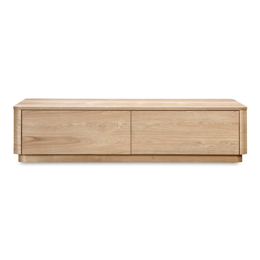 Moe’s Round Off Coffee Table Natural Oak