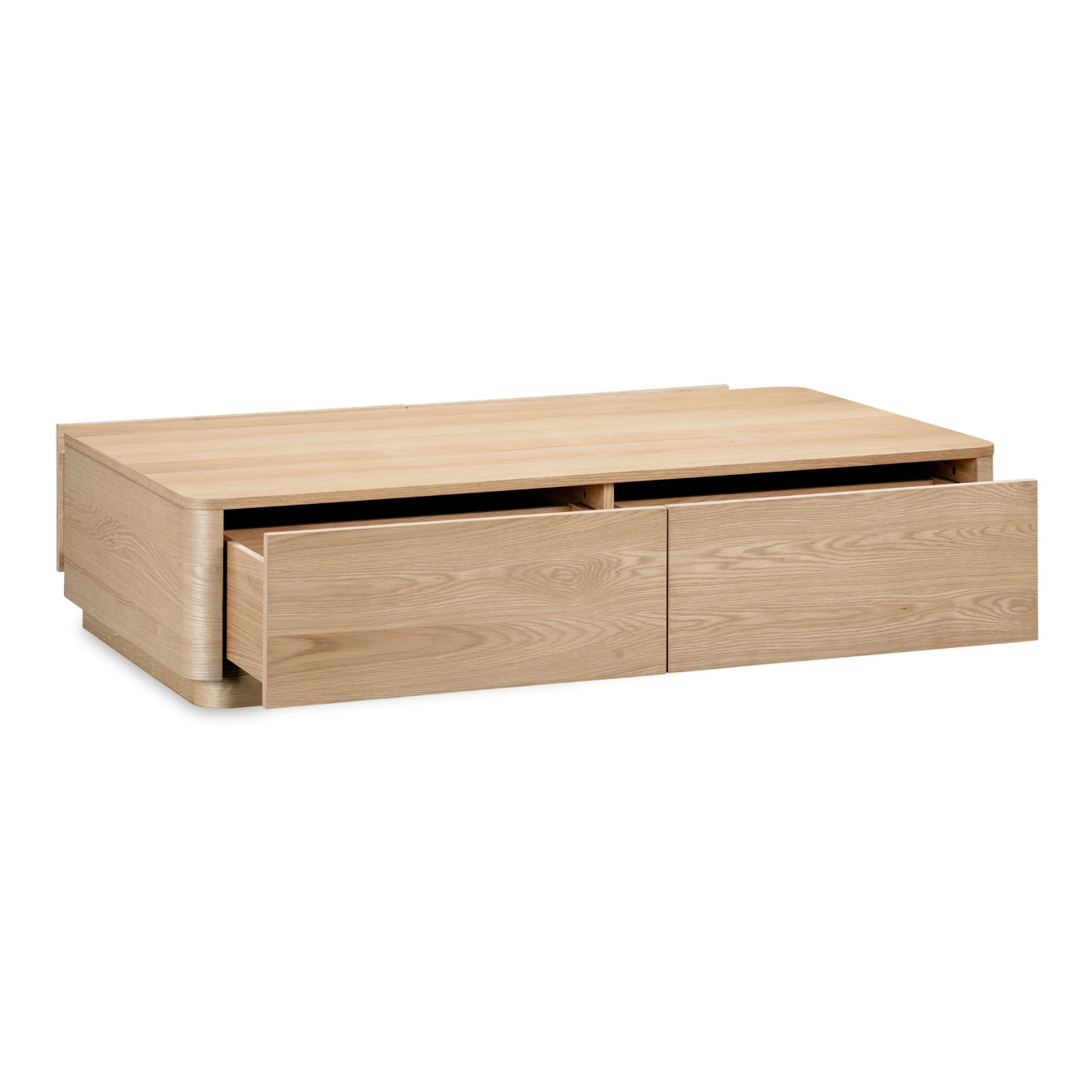 Moe’s Round Off Coffee Table Natural Oak