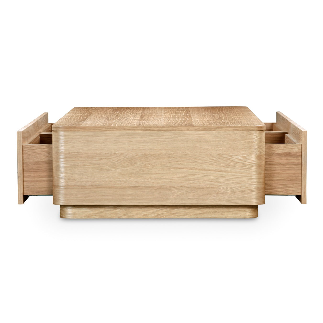 Moe’s Round Off Coffee Table Natural Oak
