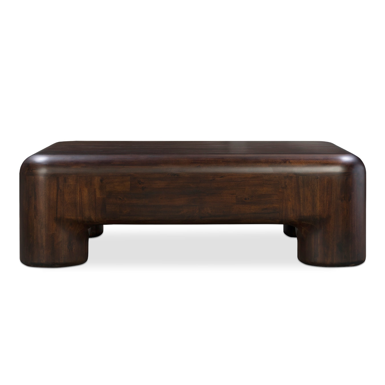 Moe’s Rowan Coffee Table Solid Acacia Dark Brown