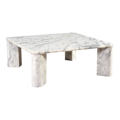 Moe’s Segment Ashen Grey coffee table angled view