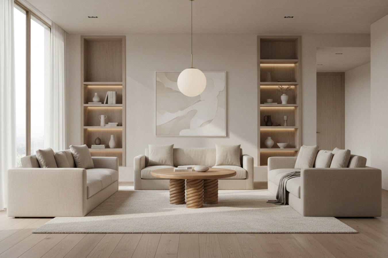 Moe’s Treccia Coffee Table Oak